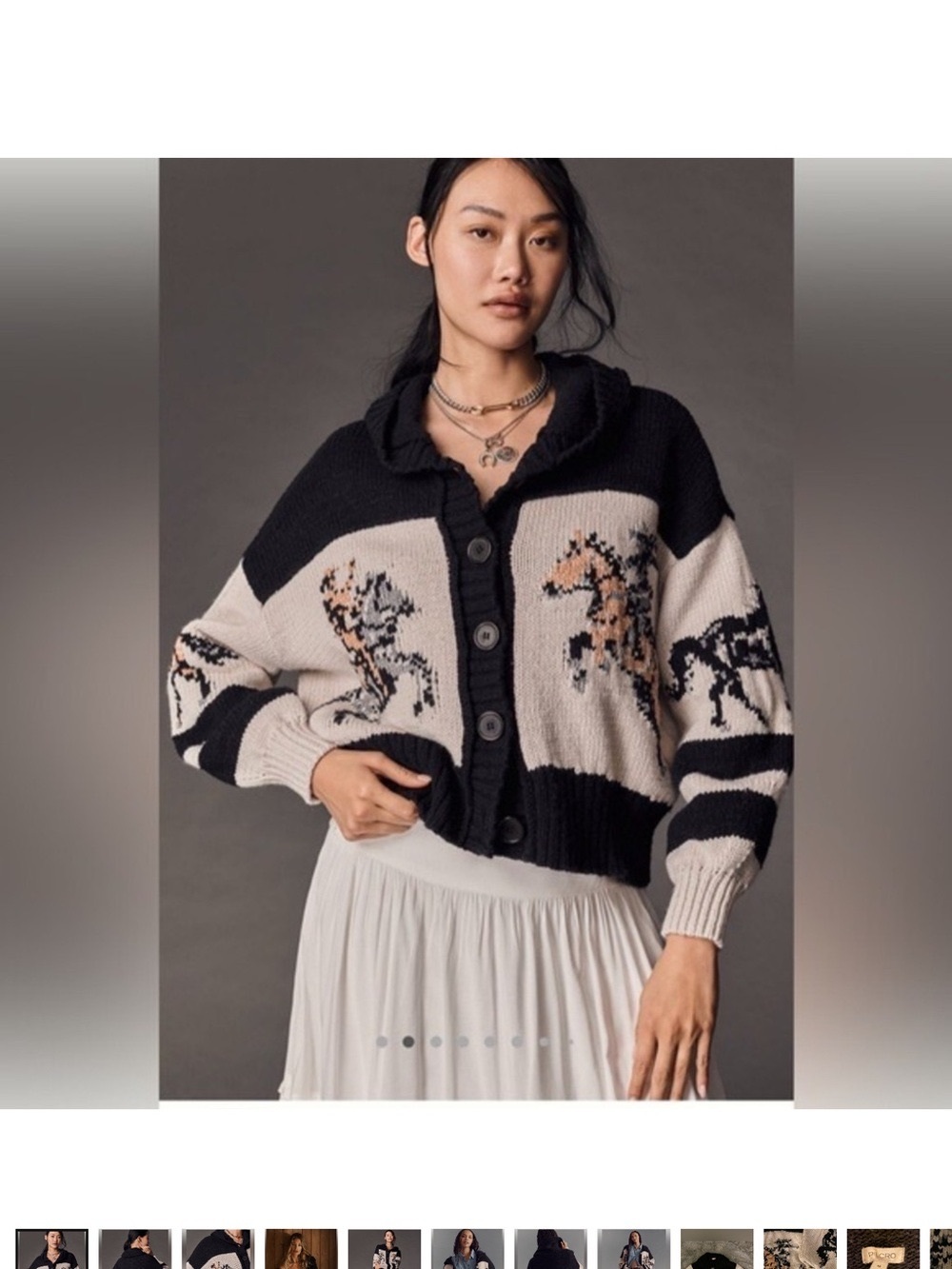 Anthropologie Pilcro Horse Cardigan - Picture 7 of 10